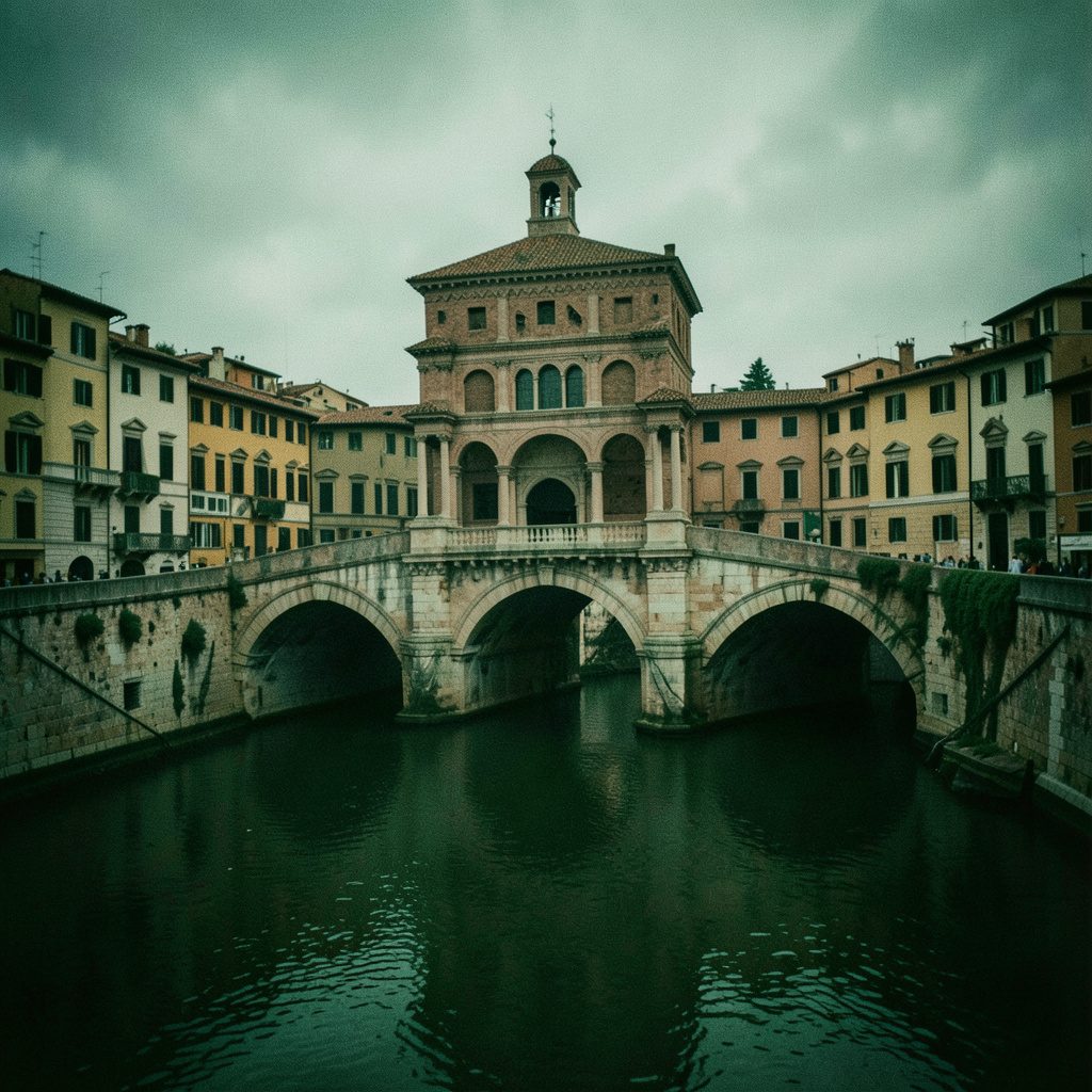 The Ponte Vecchio spanning the Arno River in warm afternoon light, Florence
